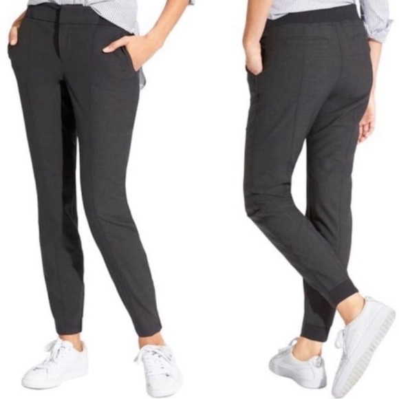 Athleta Work It Wool Blend Pants Grey Size 0 F2 - Picture 1 of 9